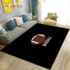 American Football  Rugby  Area Rug Large,Carpet Rug for Living Room Bedroom Sofa Doormat Decoration,  Kids Non-slip Floor Mat 3D