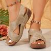 Fashion Platform Wedge Sandals for Women Summer Leisure Comfortable Non Slip Thick Bottom Beach Shoes Sandalias Mujer Plus Size 43