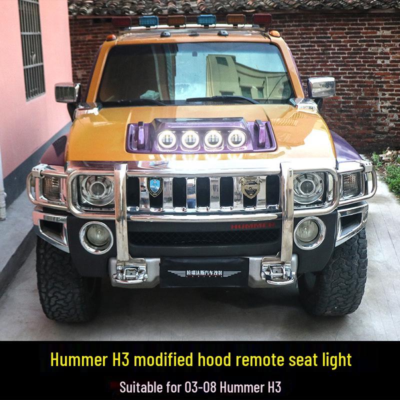 Hummer H3 Hood Scoop Spotlight & Light Kit for Exterior Accessories