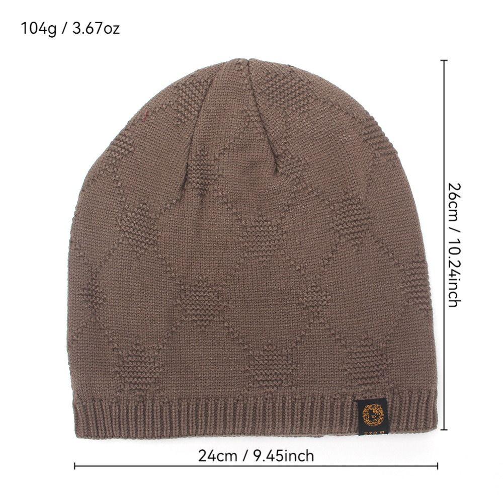 Plush Plush Warm Hat Thicken Beanie Hat Fashion Winter Warm Wool Cap  Outdoor
