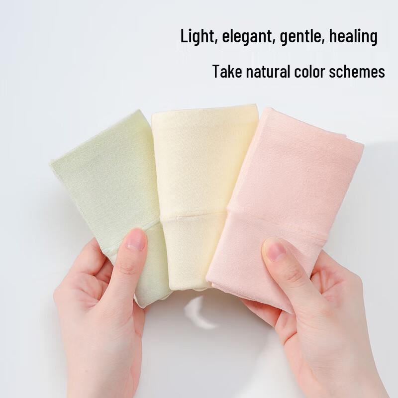 Tingmei Women's High-Waist Tummy Control Cotton Briefs