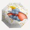 Dumbo,Elephant,Fantasy Theme Automatic Compact Folding Cute Umbrella - Portable and Durable, 8-Bone Iron Umbrella for All Weather0707079