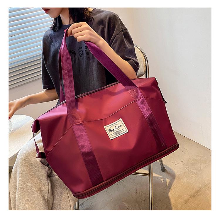 Women's Lightweight Travel Bag: Large Capacity & Trolley-Ready