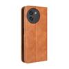 For Doogee Note 59 Pro/Doogee Note 59 Leather Case Wallet Stand Retro Texture Phone Cover