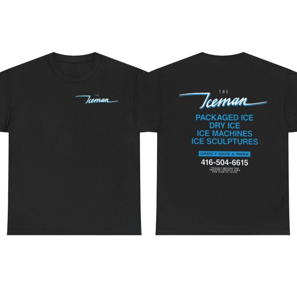 2026 Hot Sale Drake Iceman Merch T-shirt Blue Iceman Black Tee Men's Clothing Women Streetwear Y2k Cotton Summer New Female Male T Shirt