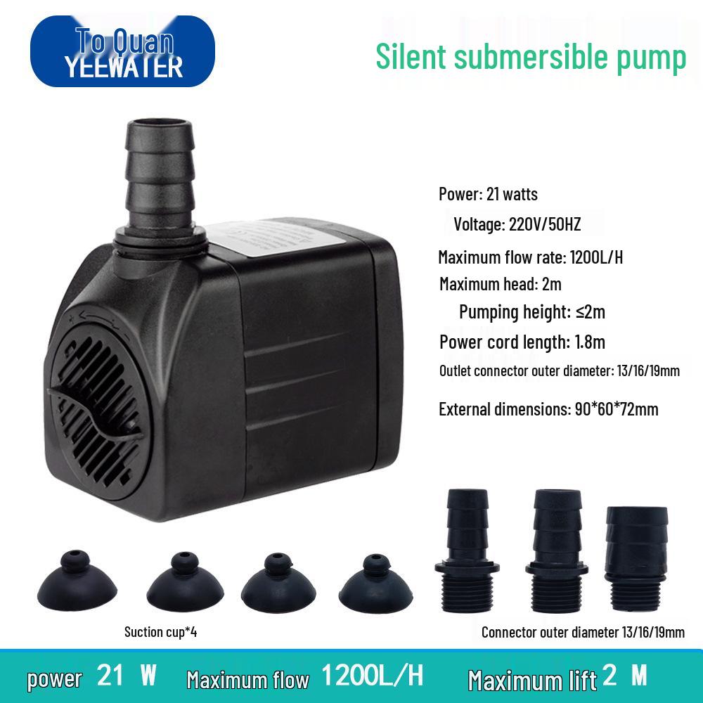 Leise Tauchwasserpumpe für Aquarium & Umbau ländliche Toilette