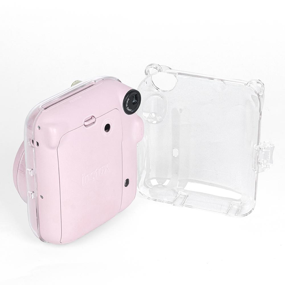 Mini Camera Case PC Crystal Protective Shell Transparent Protective Sleeve for Fujifilm Instax Mini 12 for Camera Instax Mini12