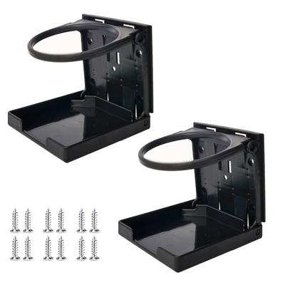 Car Drink Holder Set of 2 Foldable Plastic Bottle Bottle Cup Mount Car