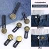 6 Pcs Jeans and Pants Button Extenders: Universal Wait Expanander for Women and Men, Instant Band Extension Solution