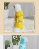 Hooded Waterproof Four-Legged Raincoat for Small Dogs