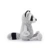 Apricot Lamb Plush Raccoon Toy for Kids, Soft and Cute, Fluffy Raccoon Stuffed Animal for Girls and Boys, 23cm