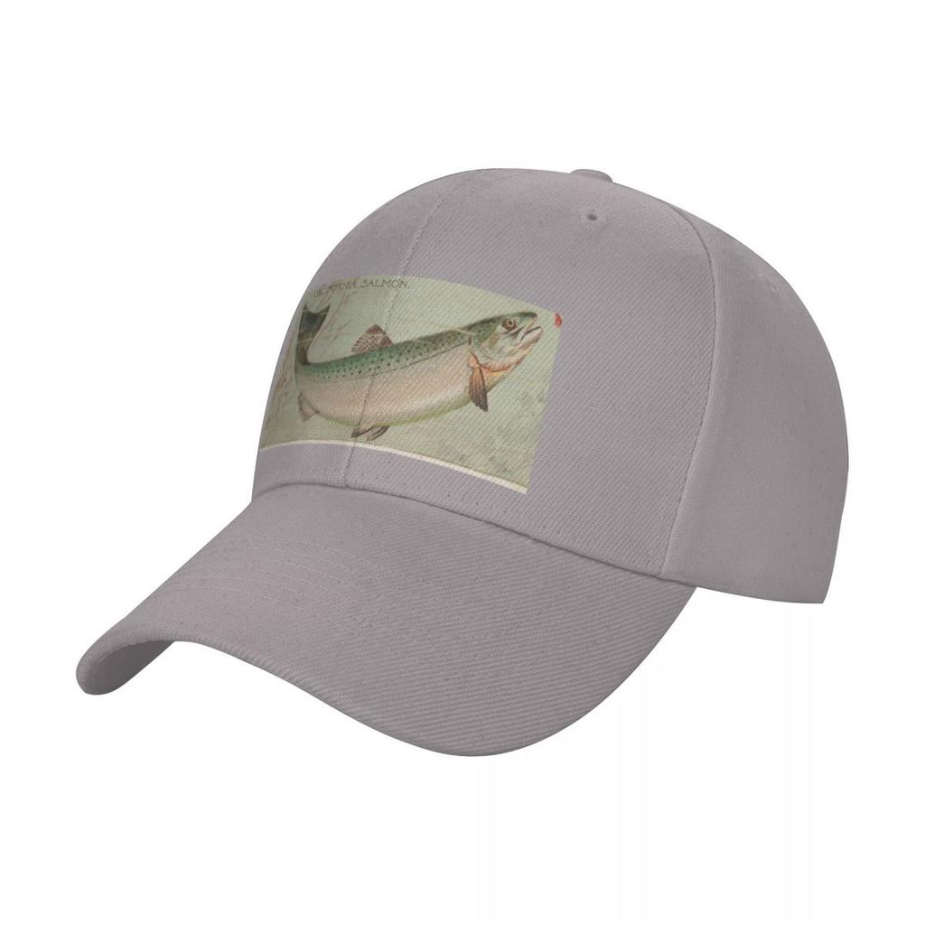 Fishing the Times Lachs Baseballkappe Anime Sonnenschirm Herren Hüte Damen