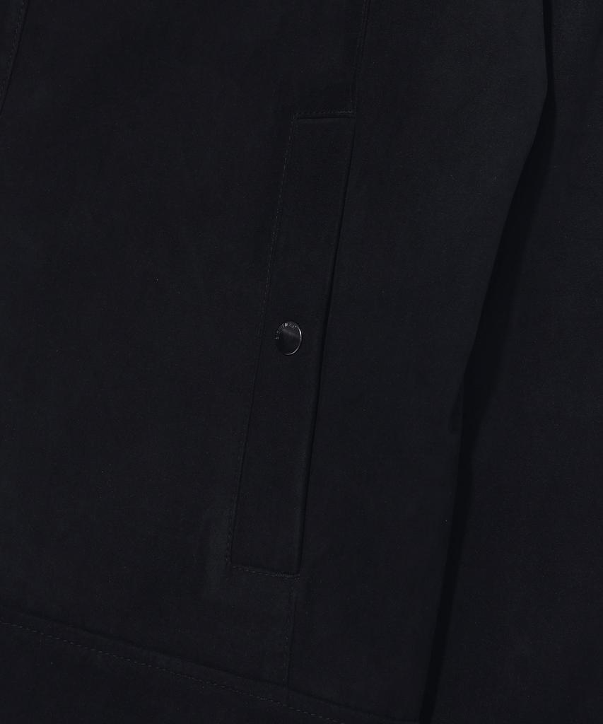 SIGNIFICANT Suede Standard Collar Jacket Lr1Ju006_Black
