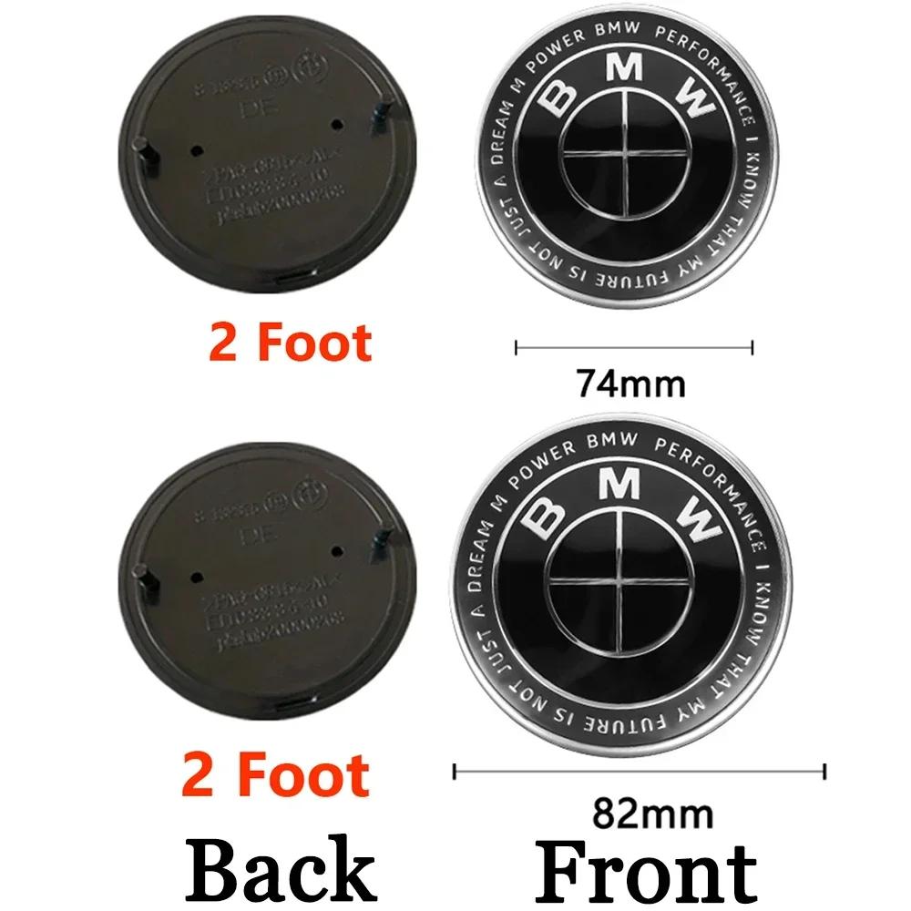 74mm 82mm Car Hood Front Badge Tail Trunk Emblem Replacement Sticker Bmw F20 F30 G20 F31 F34 F10 G30 F11 X3 F25 X4 I3 M3 M4
