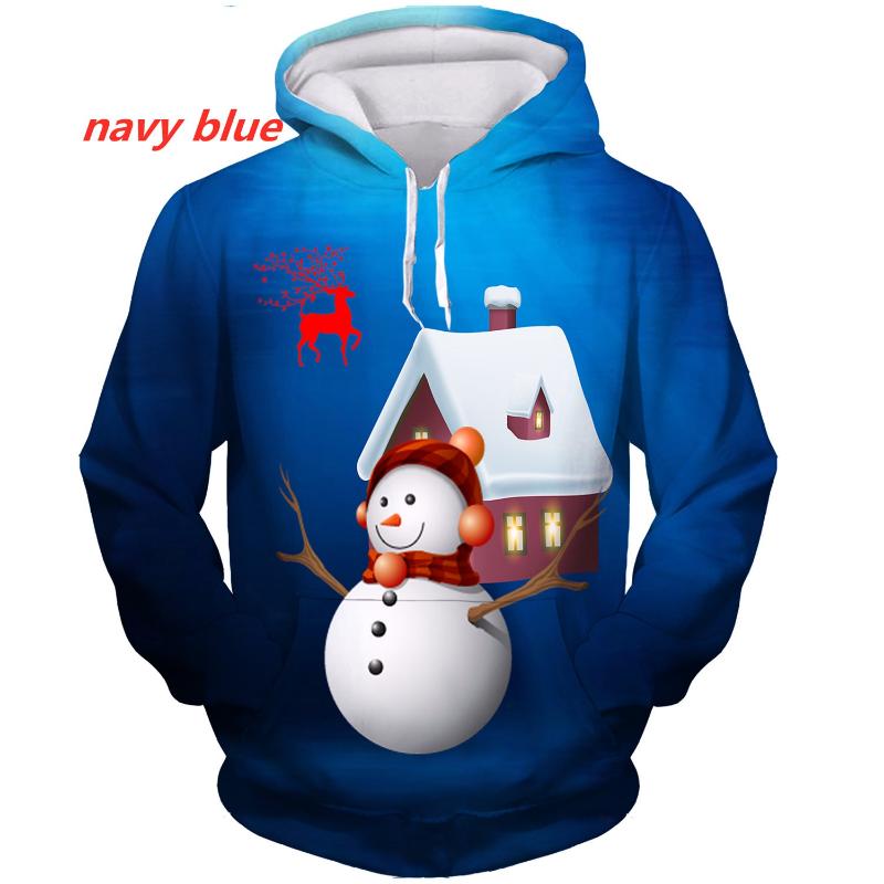 2024 New Christmas Fashion Hoodie Men/Women Hip Hop Autumn And Winter Streetwear Hoodies Funny Santa Claus Couples Clothes