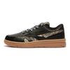 Li Ning Deluxe Low Leather Casual Fashion Slip Resistant Durable Lightweight Low Top Skate Shoes Women sneaker Black AZGS046-3