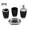 6 Teile/satz Badezimmer Kit Lotion Flasche Mundwasser Tasse Zahnbürste Tasse Seife Box WC-Bürste Mülleimer Set Toilettenartikel Veranstalter