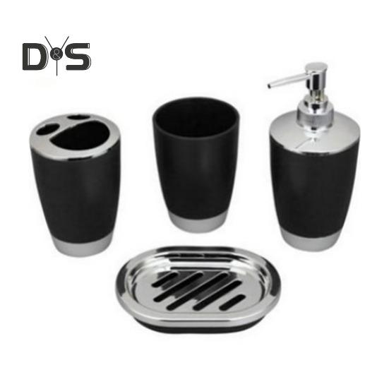6 Teile/satz Badezimmer Kit Lotion Flasche Mundwasser Tasse Zahnbürste Tasse Seife Box WC-Bürste Mülleimer Set Toilettenartikel Veranstalter