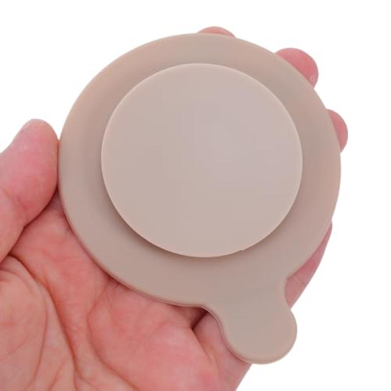 6-Pack Non-Slip Suction Plates for Bowls, Double-Sided Silicone Suction Pads to Secure Dishes for Babies and Toddlers