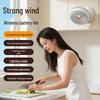Wireless Charging Oscillating Desktop Fan: Compact Household Electric Fan