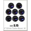 2" 52mm 12v/24v Universal Car Auto 40-120 Celsius Digital Water Temperature Gauge Racing Water Temp Meter  With Sensor