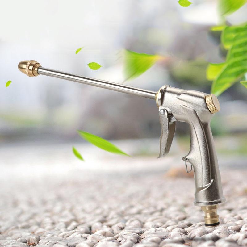 Durable High-pressure Water Spray Gun For Effortless Car Wash And Lawn Care