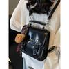 Backpack Women's 2026 New Niche Design Retro Stereotype PU Fashion Versatile Small Backpack Women's Bag