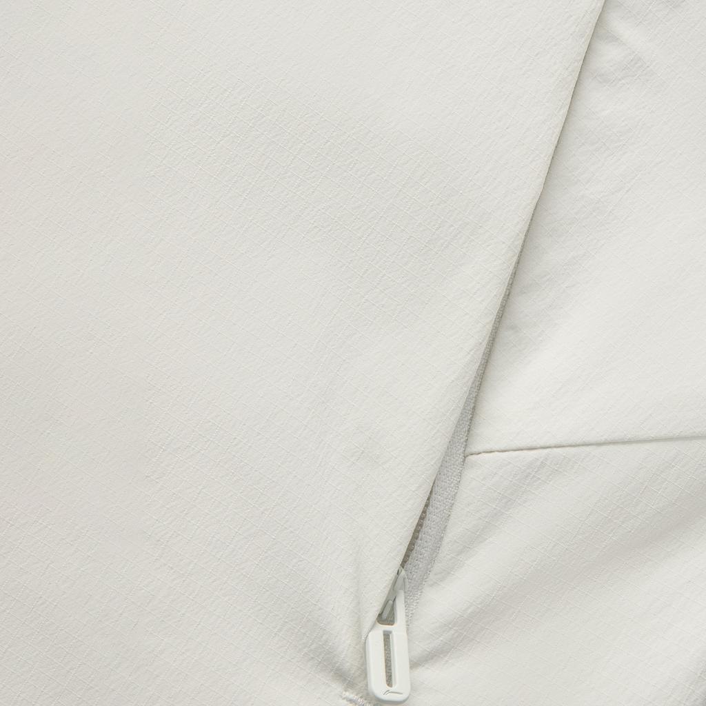 Li Ning Running Series Letter Zipper Hooded Versatile Casual Cardigan Jacket Women jackets White-Birch-Gray AFYV002-1