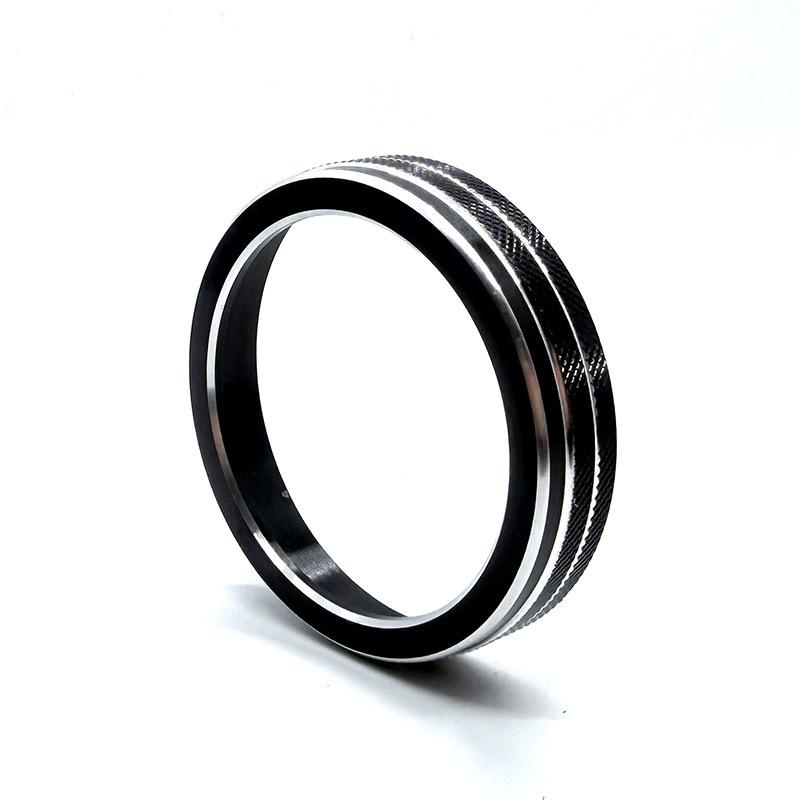 For Hyundai Ix45 2013-2017 Car Dashboard Central Air Conditioner Knob Decoration Ring Metal Trim Cover Car Interior Accessories чёрный