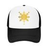 Filipijnen Trots Filipijns Filipina Vlag Mesh Baseballpet Unisex Casual Zonnekleppen Hoeden Ademende Zomer Truckerpet