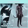 Alien Cosplay Romulus Costume Jumpsuits Headwear Stage Performance Halloween