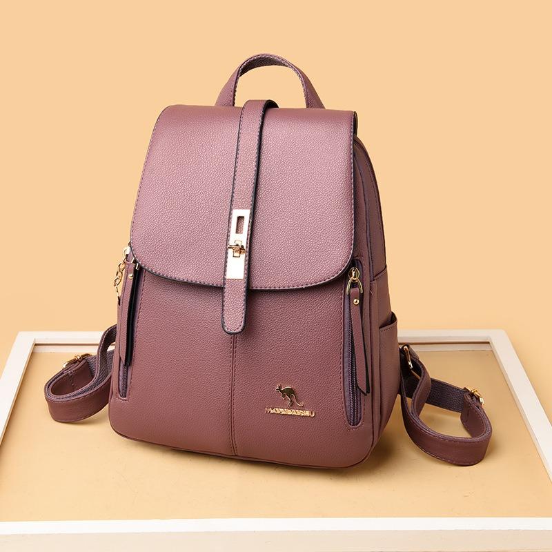 Backpack New Anti-theft Lock Backpack Trend Good Goods Women's School Bag Fashion Travel Backpack