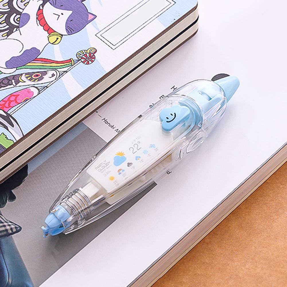 Kawaii Correction Belt Tape Lace Notebook Diary Decoration Pen Cartoon Floral Sticker Tape Pen Funny Kid Stationery For Children