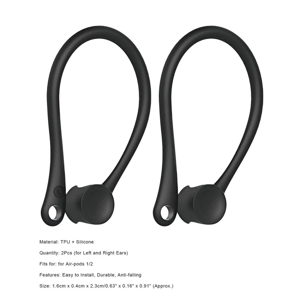 Auriculares Bluetooth anticaídas de moda, 2 piezas, miniganchos para la oreja, soporte para auriculares