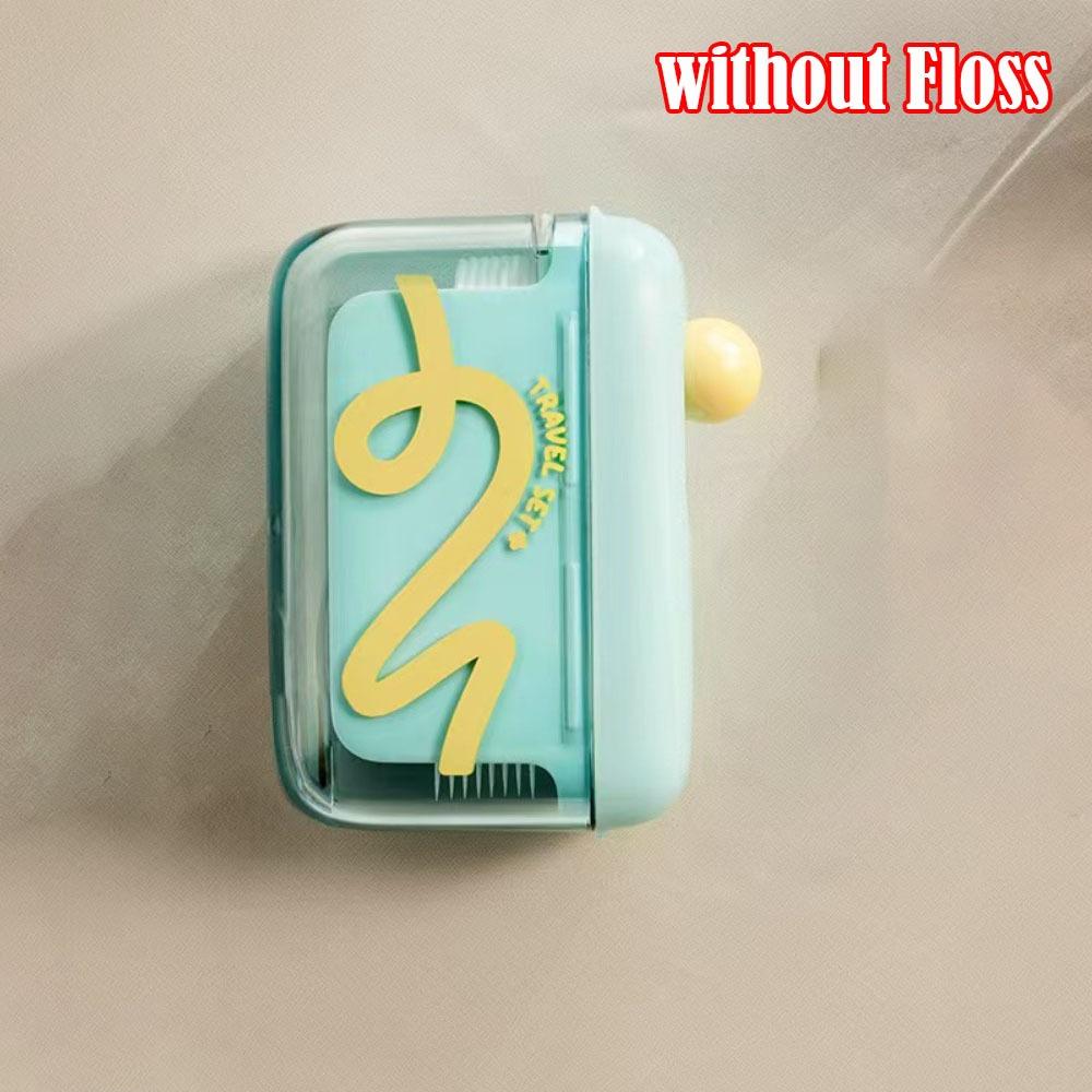 Portable Automatic Ejectable Floss Dispenser without Floss Oral Care Floss Organiser Dental Floss Box