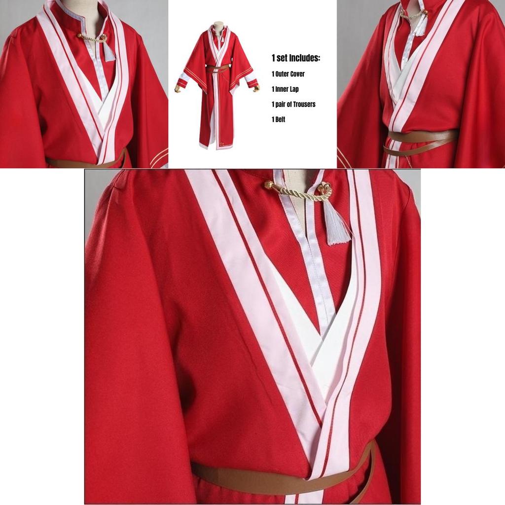 Vintage Hanfu Style Cosplay Clothing Set For Adults Complete With Accessories