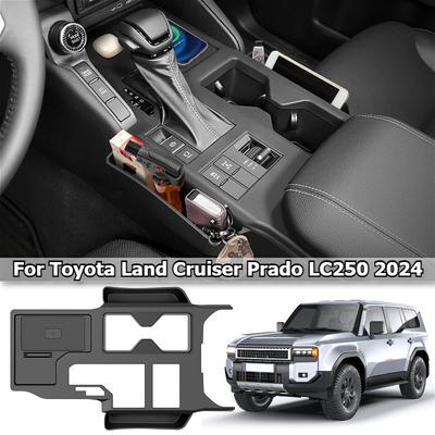 For Toyota Land Cruiser Prado LC250 250 J250 2024 2025 Center Console Silicone Cover Anti-Scratch Anti-Dust Perfect Fit Interior