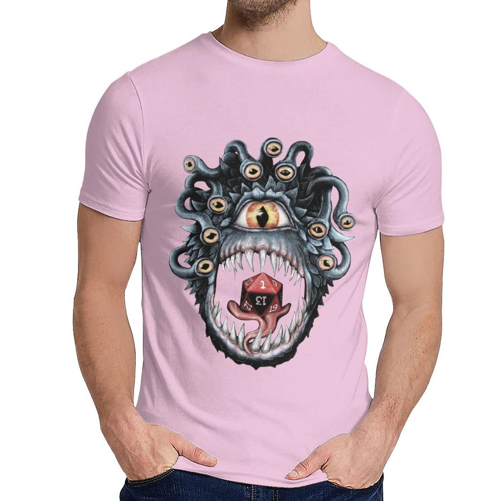 Unisex T Shirt In The Beholder D20 Men T Shirt Dice Critical Comfortable Sale