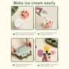 Silicone Popsicle Molds 8-Cavity Ice Cream Maker BPA-Free Easy-release Ice Lolly Molds Mini Ice Pop Maker