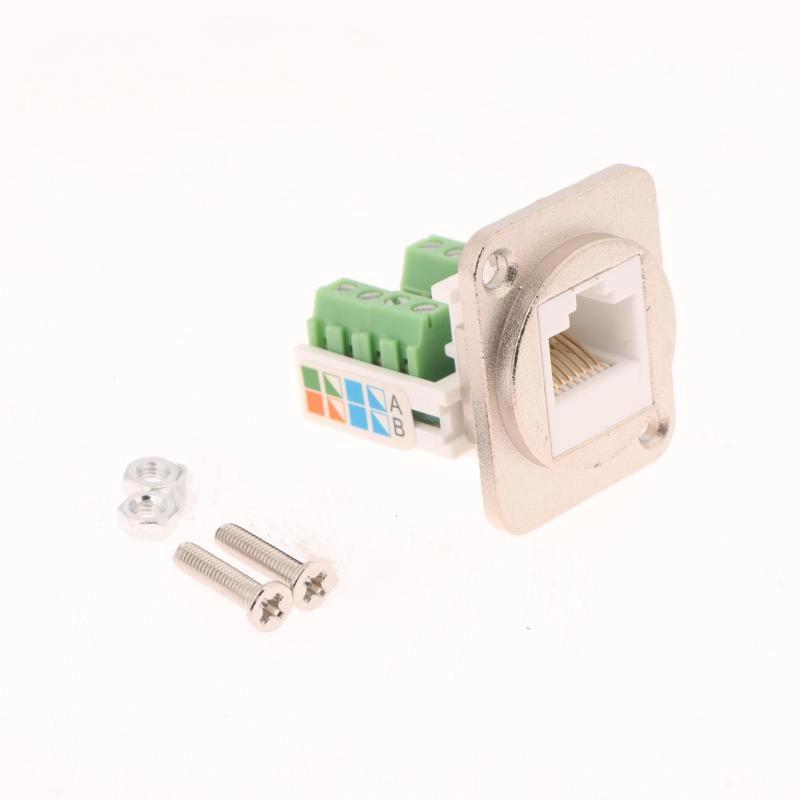 Cat5E Rj45 Network Cable Scoket Installation Module Shielded Solder-Free Network Cable Extender Cat 5 Panel Connector