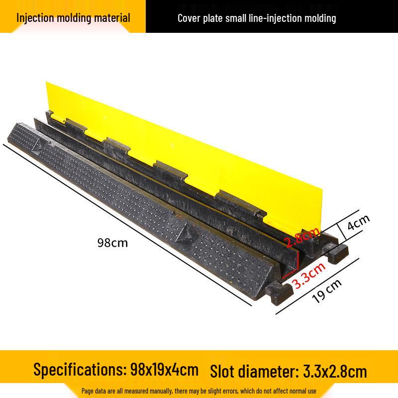 Rubber and Plastic Cable Protection Speed Bump