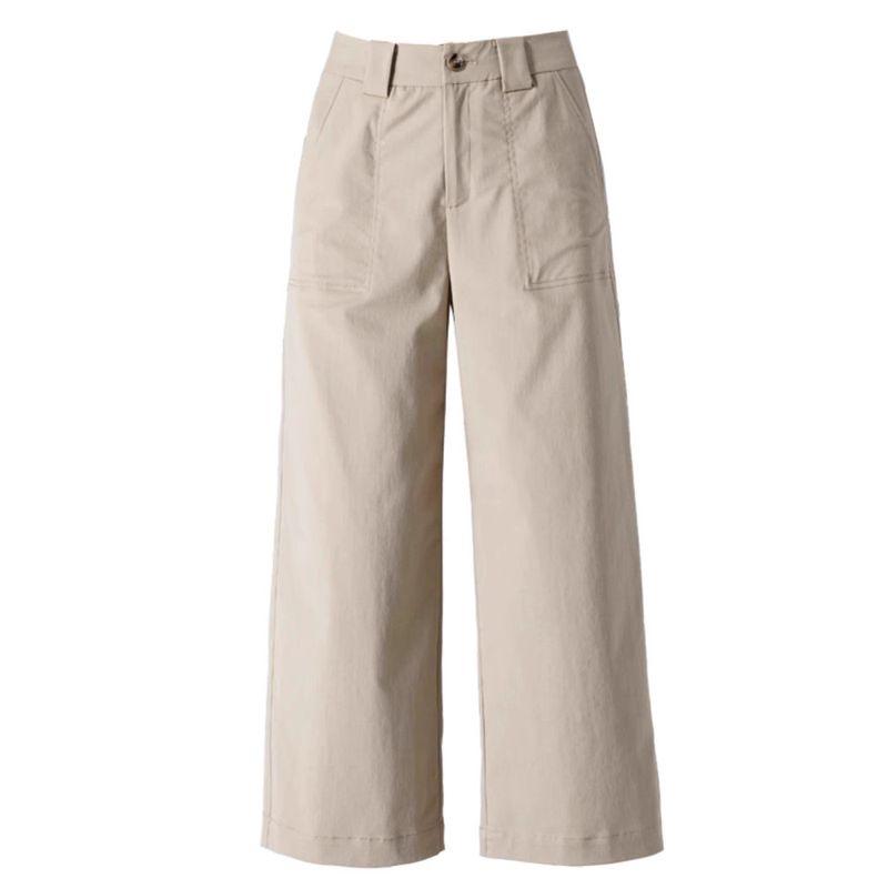 Clearance Sale Women's Summer Thin Pants 2026 Petite Cropped Pants High-Waisted Straight Wide-Leg Pants Women's Casual Pants