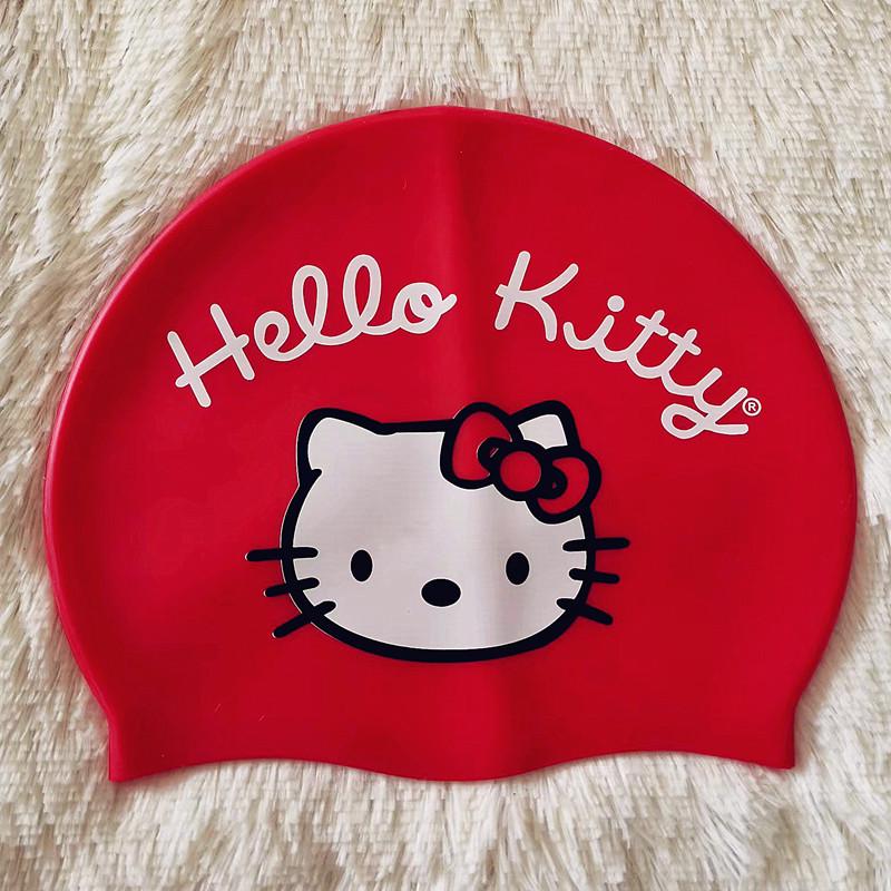 Extra Large Cartoon Silicone Swim Cap for Boys & Girls – Waterproof & Soft