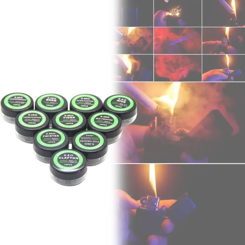 Alien Clapton Coil Rda Heating Wire For Vape Enthusiasts Fueling Cloud Chasing