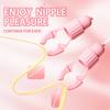 Nipple Clamp Sucking Vibrator Tongue Licking Vibrator Breast Massager Masturbation Clitoris Clip Stimulator Sex Toys for Women