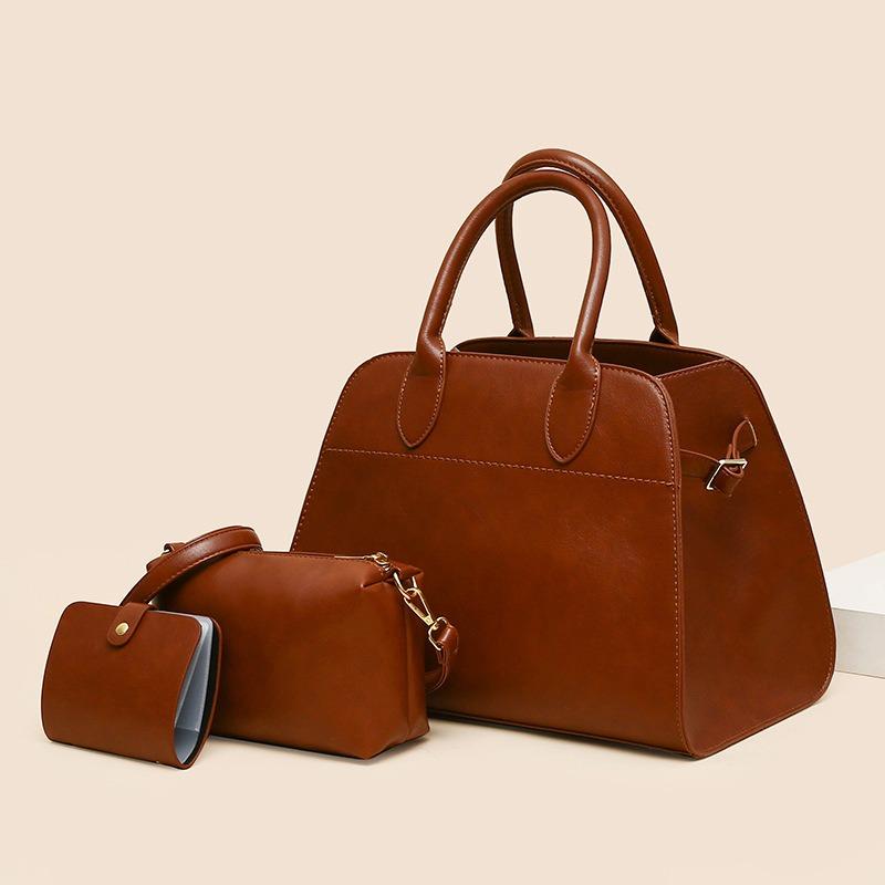 Women's Bag New Multi-piece Set Large Capacity Portable Shoulder Crossbody Tote Bag Child and Mother Bag