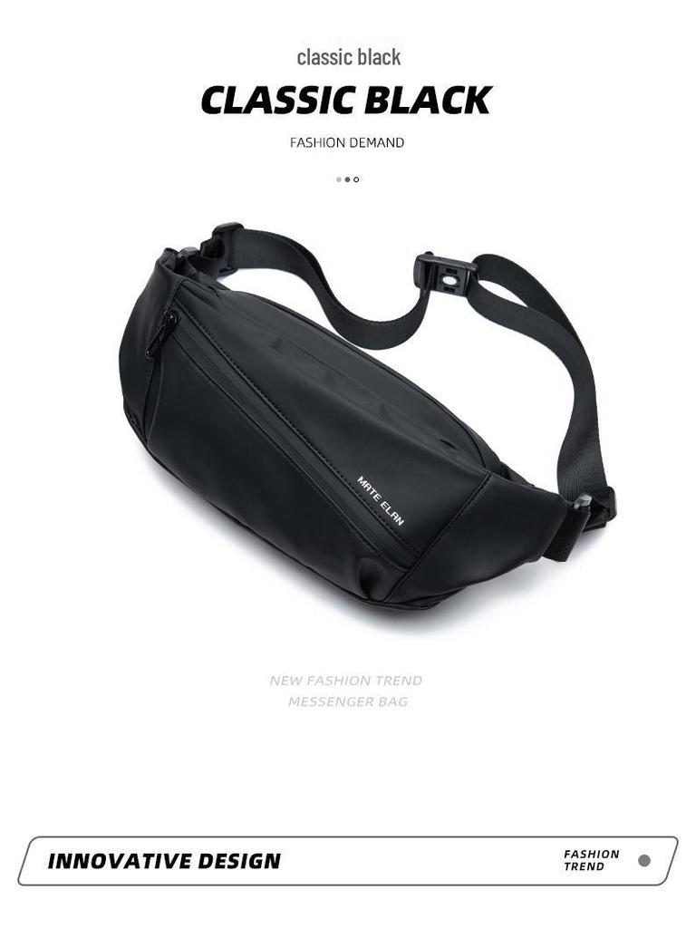 Riñonera de Pecho para Hombre - Mochila Multifuncional Cruzada/de Hombro y Bolso Mensajero