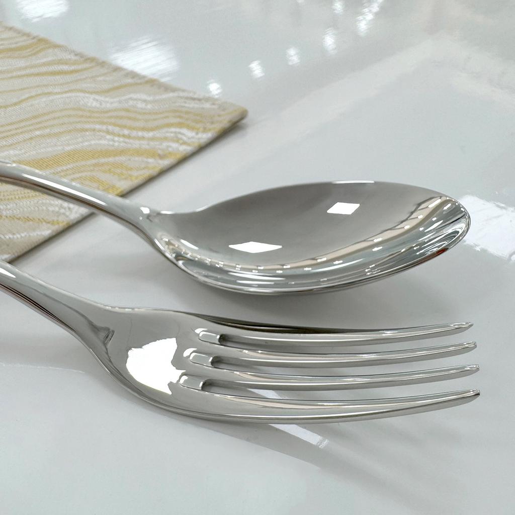 High-grade Forged 304 Stainless Steel Knife and Fork Restaurant Extra Thick Knife and Fork Spoon Hotel Western Tableware