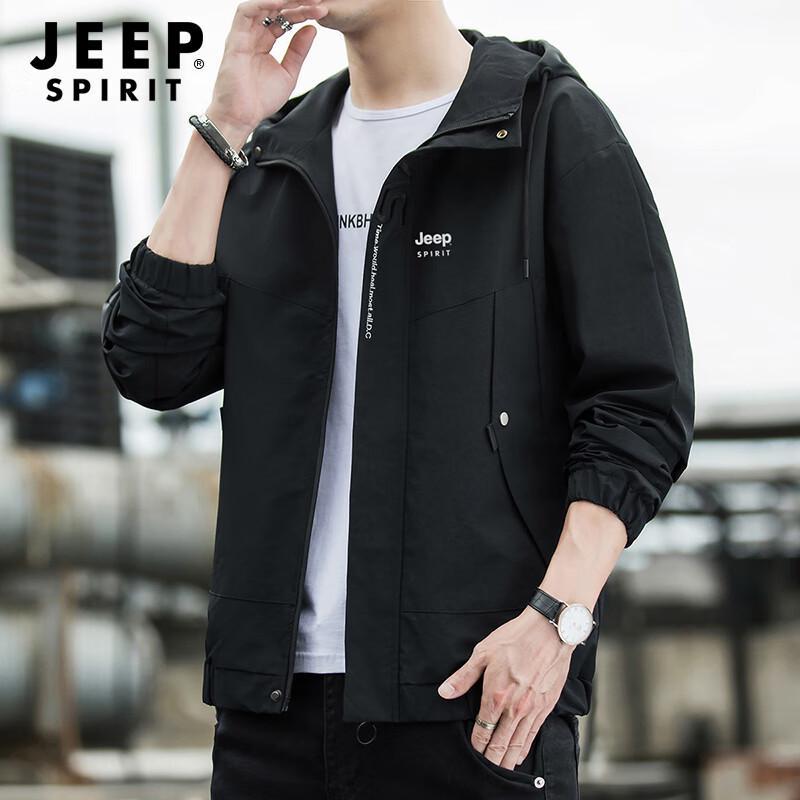

JEEP SPIRIT Men s Casual Hooded Jacket XL