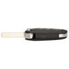 Jingyuqin Flip Remote Car Key 433MHz 4A HITAG AES Chip For Peugeot Expert 308 3008 2016+ Citroen C4 Cactus 2014- HU83 3 Buttons